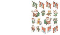 Cozy Christmas: Over 500 Reusable Stickers! (Cute 'n' Cozy Sticker Therapy Series)