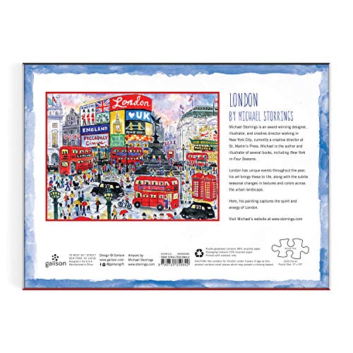 London By Michael Storrings 1000 pc Puzzle (Michael Storrings London)