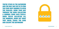 52 Things to Do While You Poo: The Escape Room Edition: The Escape Room Edition