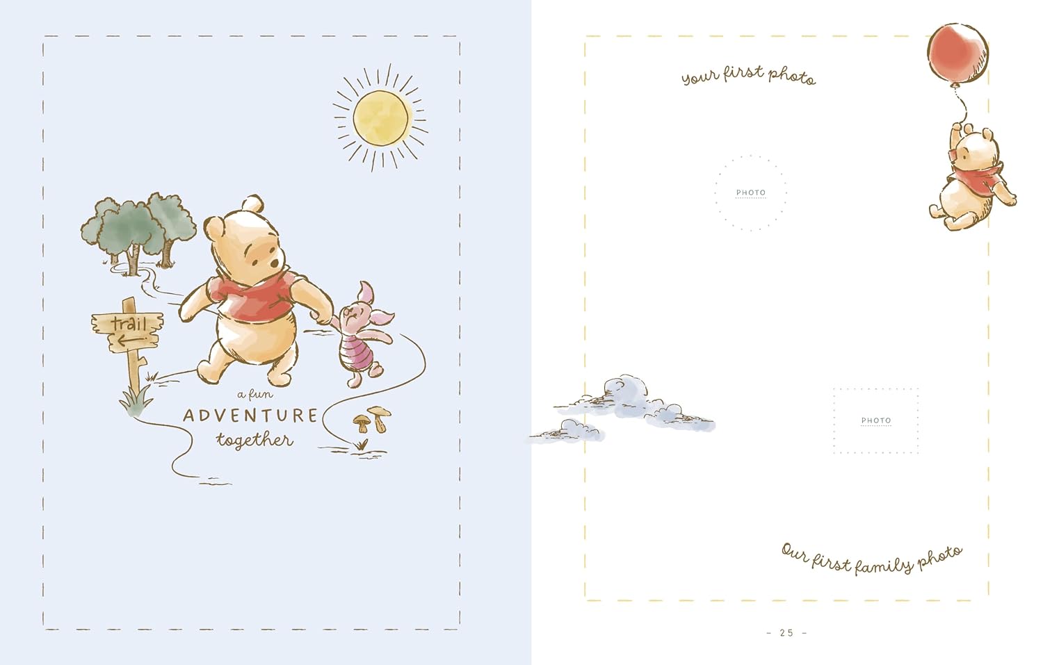 Winnie the Pooh Baby Book: A Keepsake Memory Journal for Your Baby’s First Years