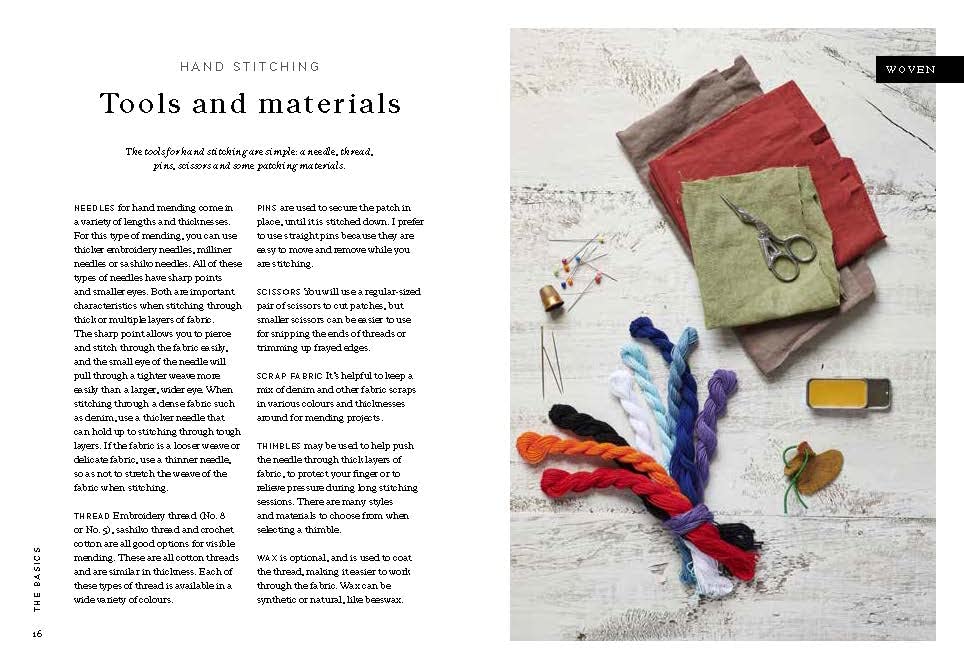 The Mending Directory: Over 50 modern stitch patterns for visible repairs
