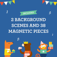 Party Animals On-the-Go Magnetic Play Set