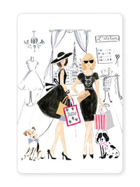 Classic Fashion Illustration Playing Cards