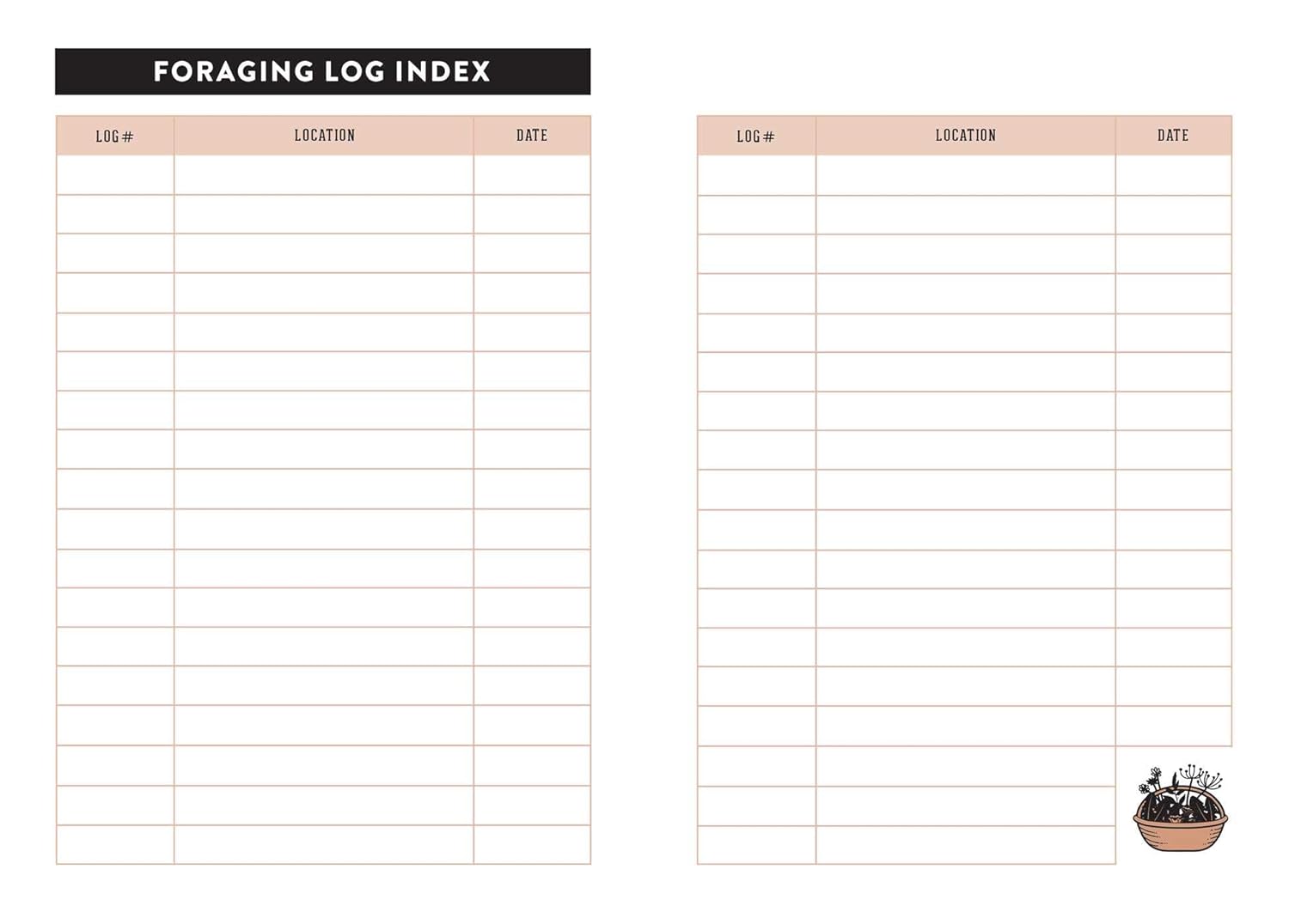 Forager's Journal