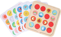 Multi-Theme Matching Wooden Memory Game