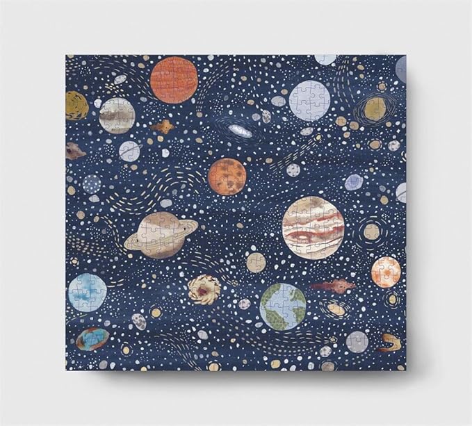Glow Puzzle: 500 Piece Space-themed Jigsaw Puzzle