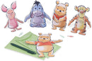 Winnie the Pooh Hugs Notecards - 12 Notecards and Envelopes