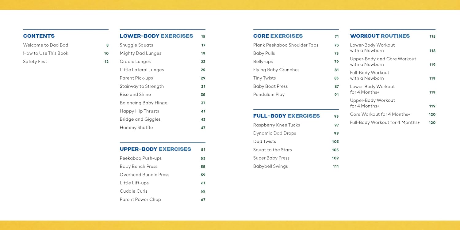 Dad Bod: Get Fit and Bond with Your Baby―30 Exercises and Routines