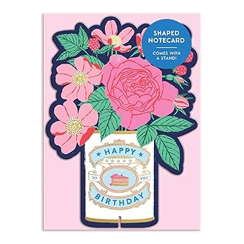Ever Upward Birthday Shaped Notecard w/Stand