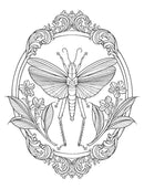 Bugs & Blooms: A Botanical Coloring Book
