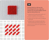 Needlepoint: A modern stitch directory in 50 cards