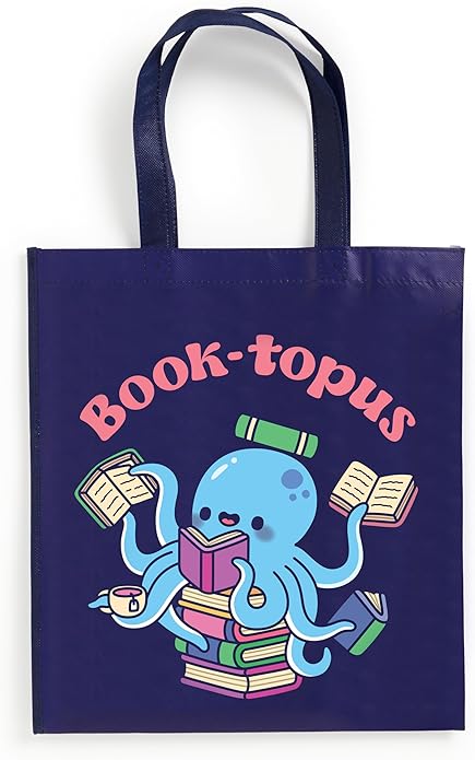 Book-topus Reusable Shopping Bag