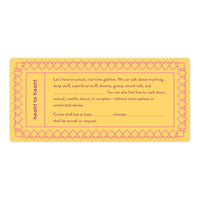 Fill in the Love Bestie Vouchers, Book of 15 Best Friend Coupons
