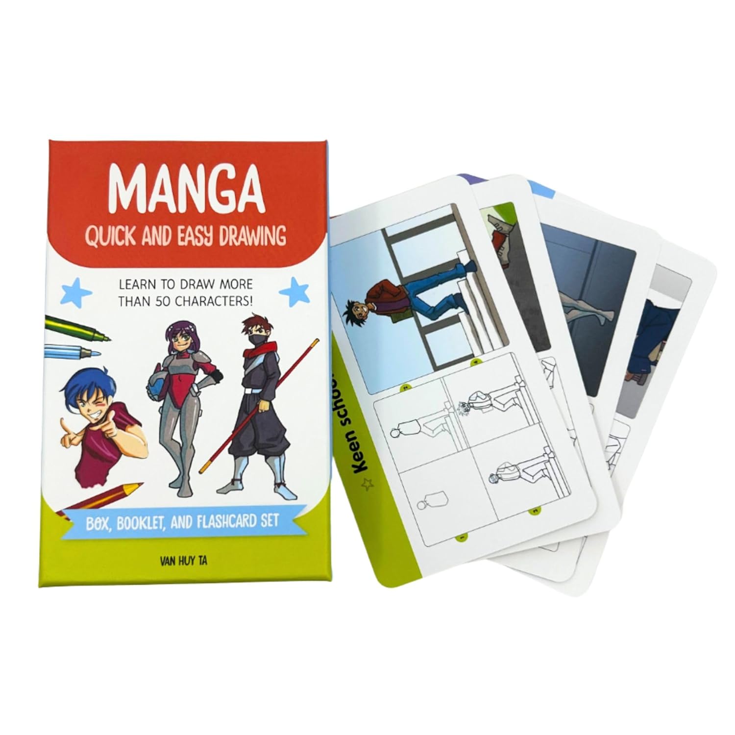 Manga Quick and Easy Drawing Deck: Learn to Draw More than 50 Characters!