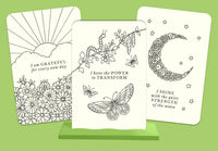 Johanna Basford's Notes from Nature: 30 Affirmation Cards to Colour