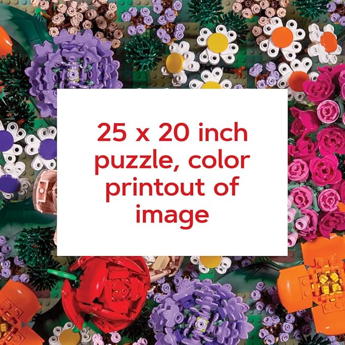 Lego Brick Botanicals: 1,000-Piece Puzzle