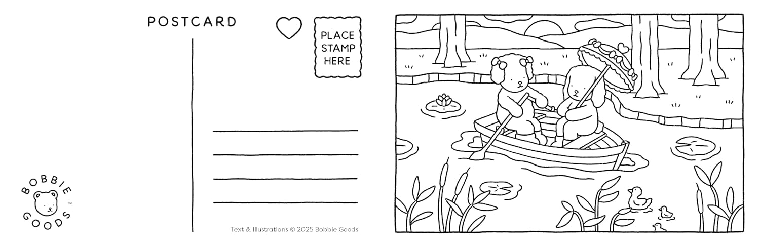 Bobbie Goods Postcard Coloring Book