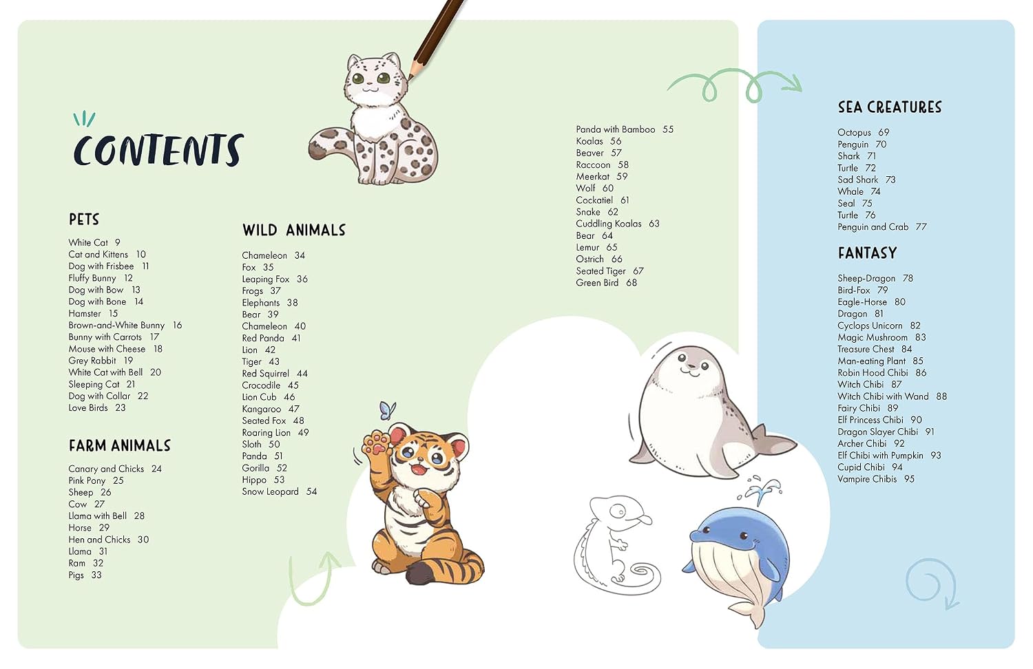200 Cute Things to Draw: in simple steps