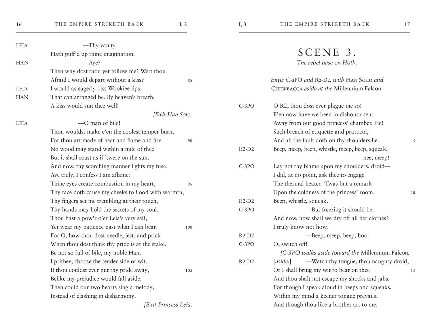 William Shakespeare's The Empire Striketh Back: Star Wars Part the Fifth