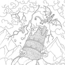 Fourth Wing: The Official Coloring & Sticker Book