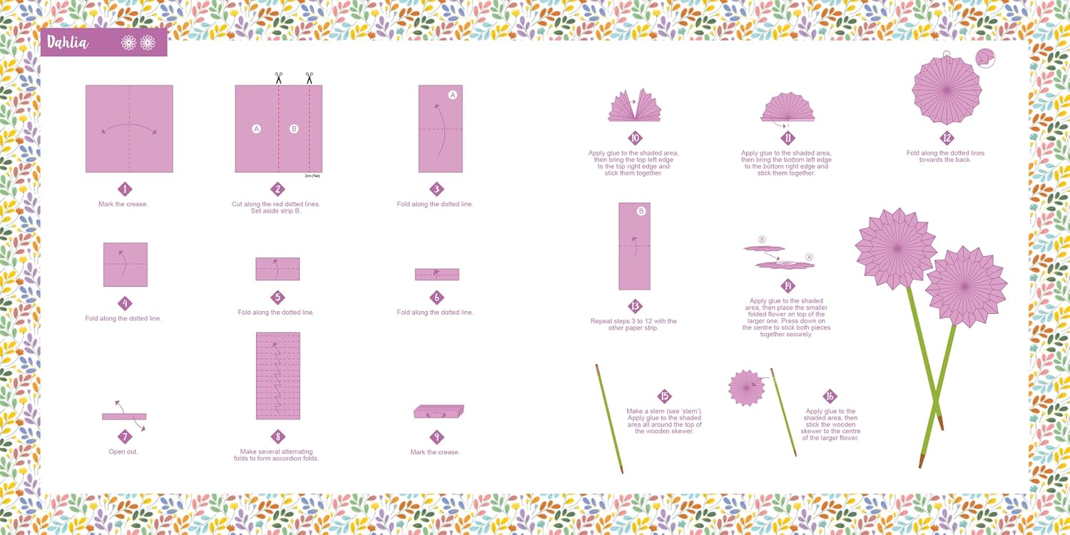 Flower Power!: 25 origami projects and 200 sheets