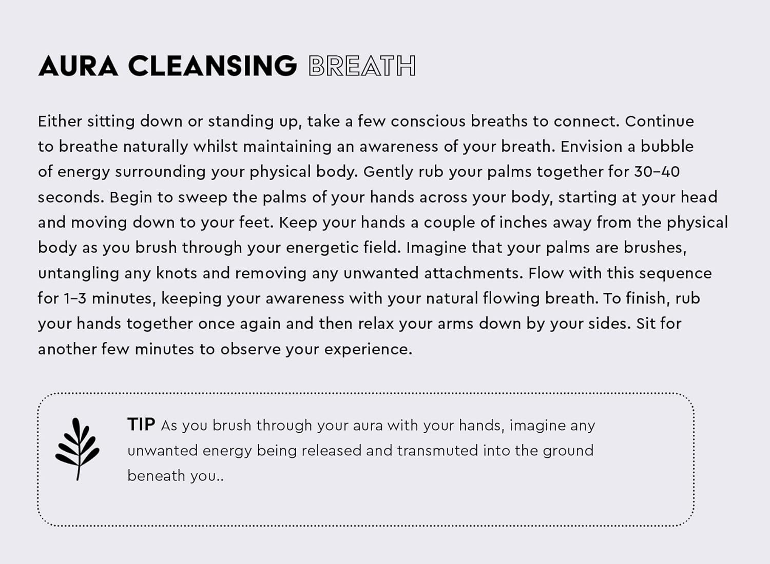 Breath Practice Cards: 50 breathwork meditations for mind, body & self