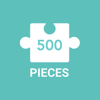 Succulent Spectrum 500 Piece Puzzle