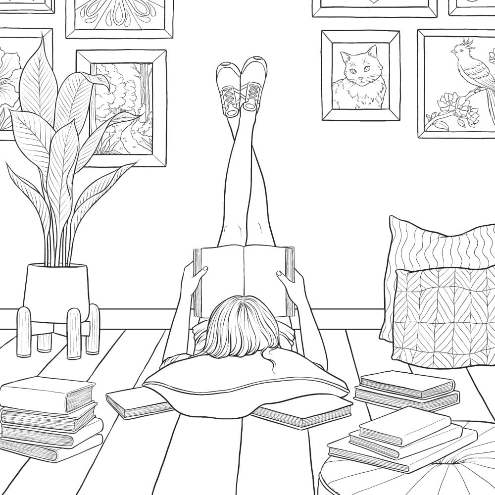 Bookish: The Coloring Book: Art & Ephemera for Bookworms & Bibliophiles