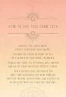 Gratitude: Inspirational Card Deck and Guidebook