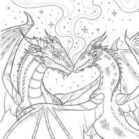 Fourth Wing: The Official Coloring & Sticker Book