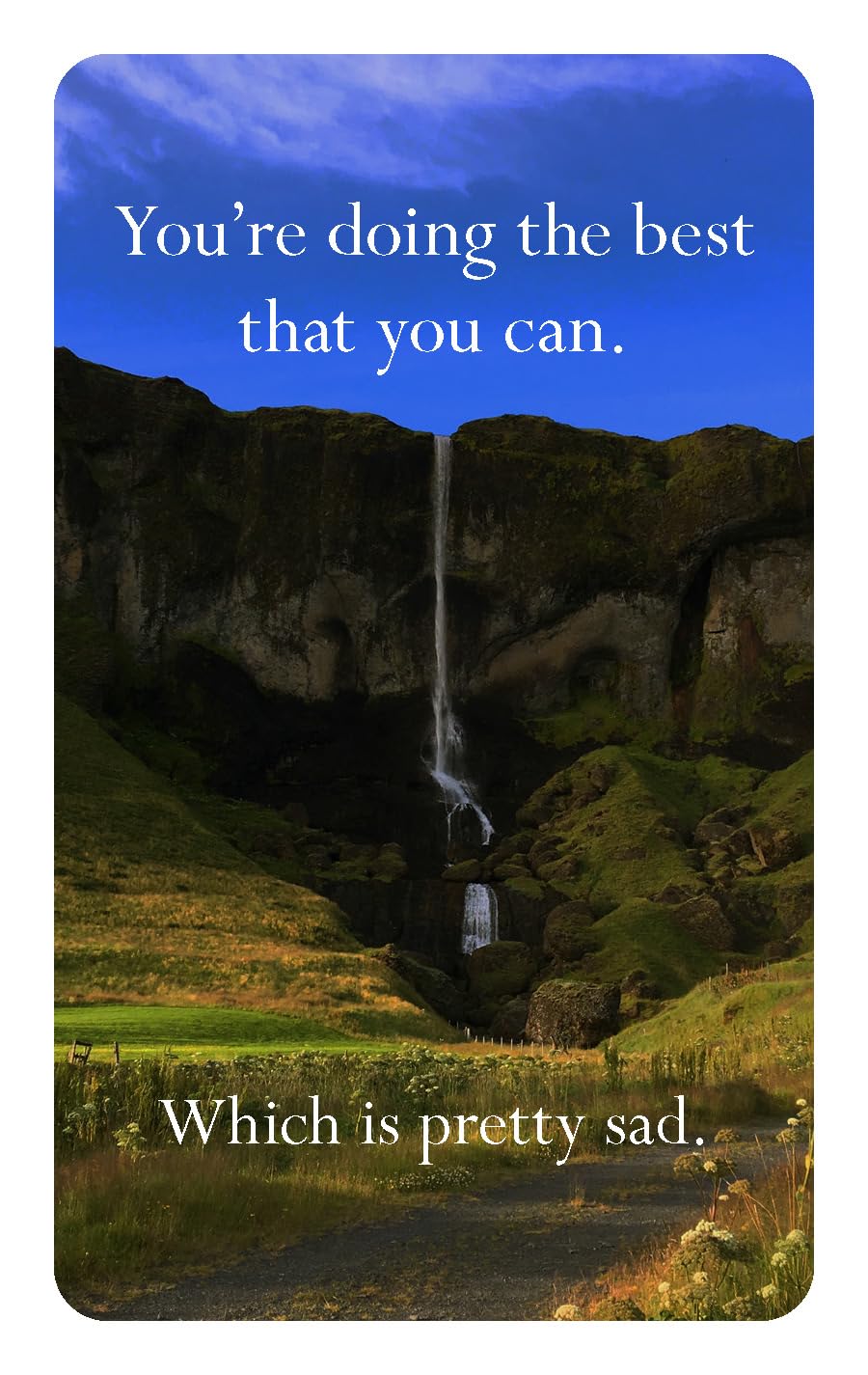 Disappointing Affirmations Deck - 52 Affirmation Cards