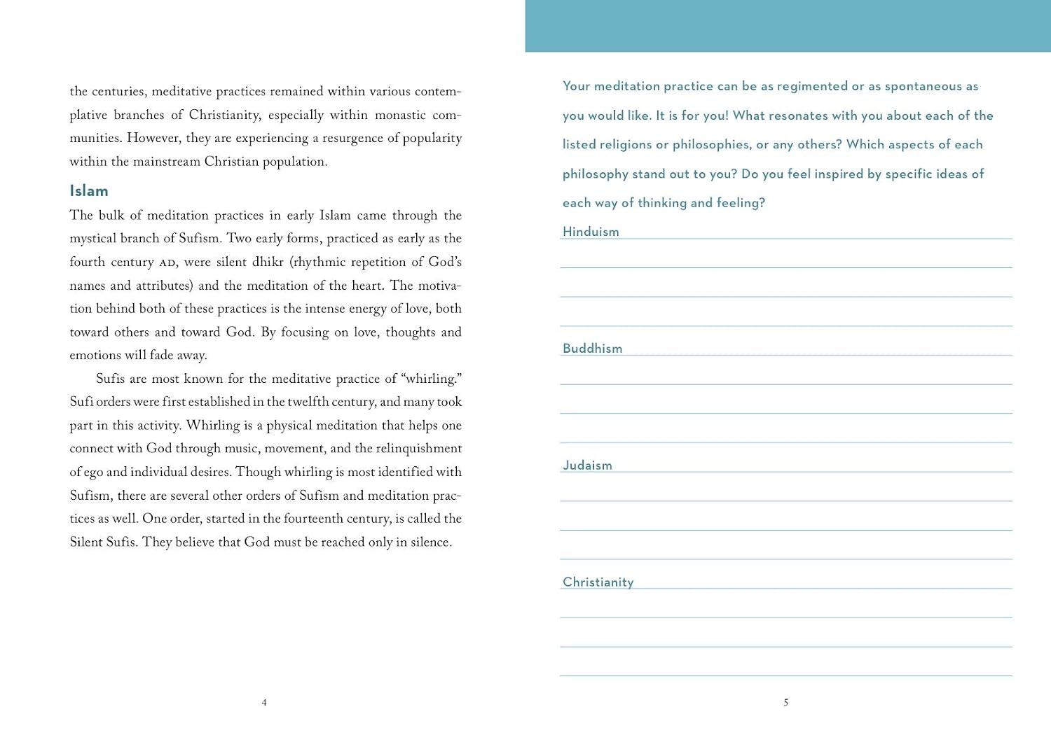 Little Bit of Meditation Guided Journal: Your Personal Path to Mindfulness: 25
