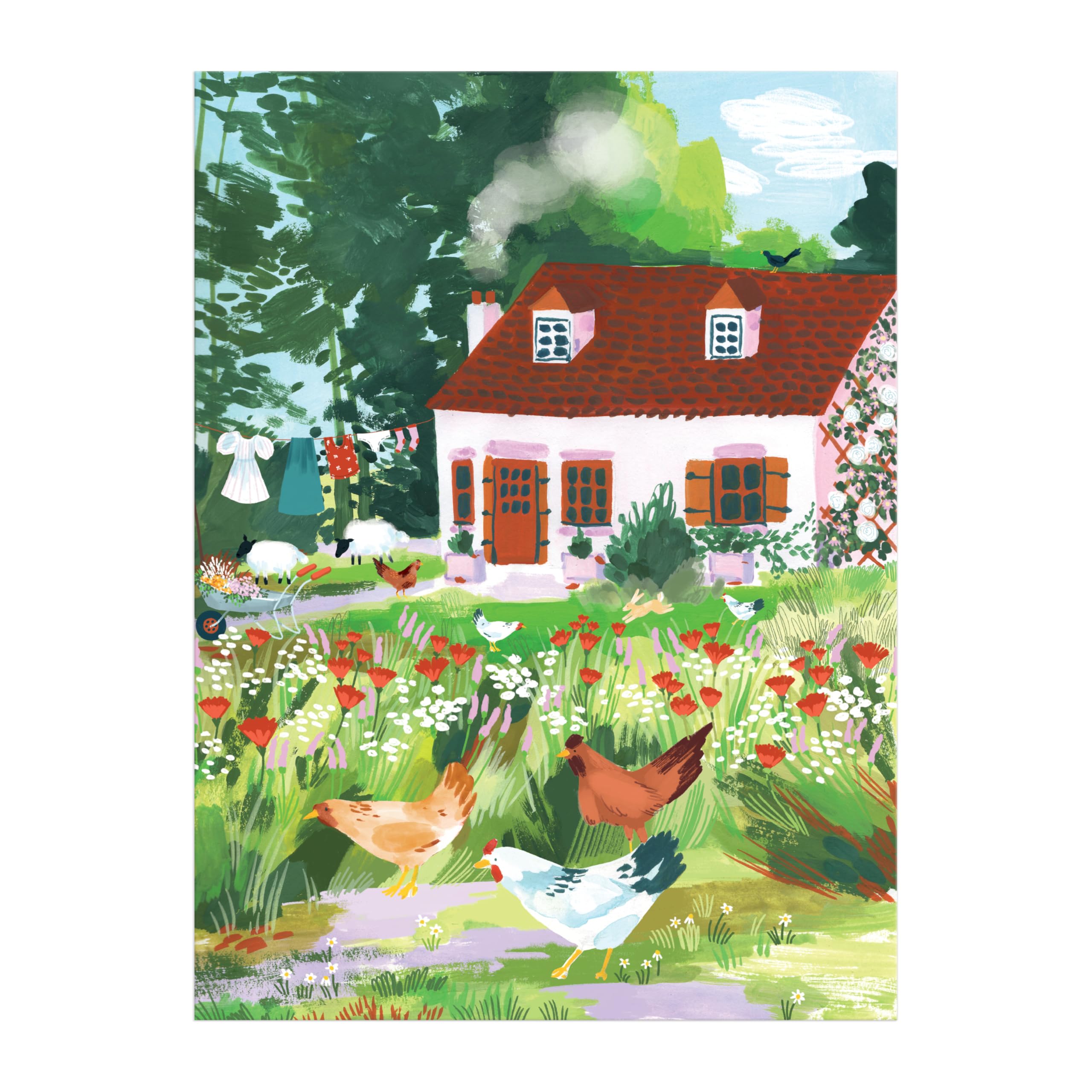 Cottage Wildflowers – 1000 Piece Jigsaw Puzzle
