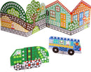On The Move Mosaic Sticker Activity