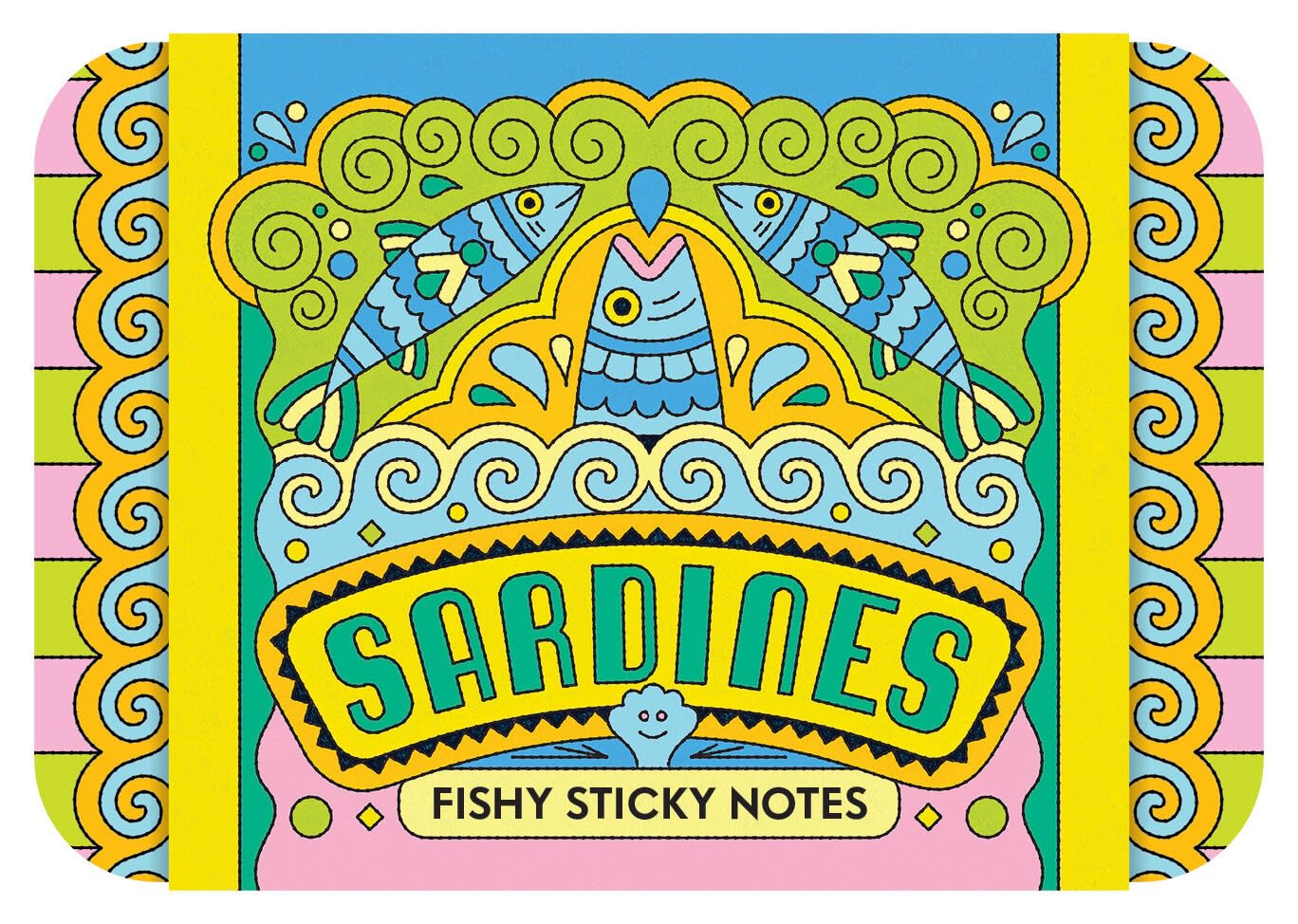 Sardines Fishy Sticky Notes