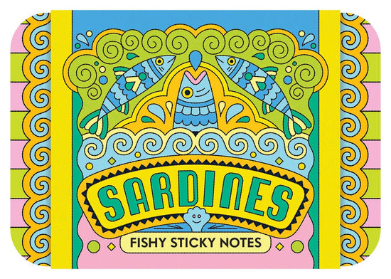 Sardines Fishy Sticky Notes