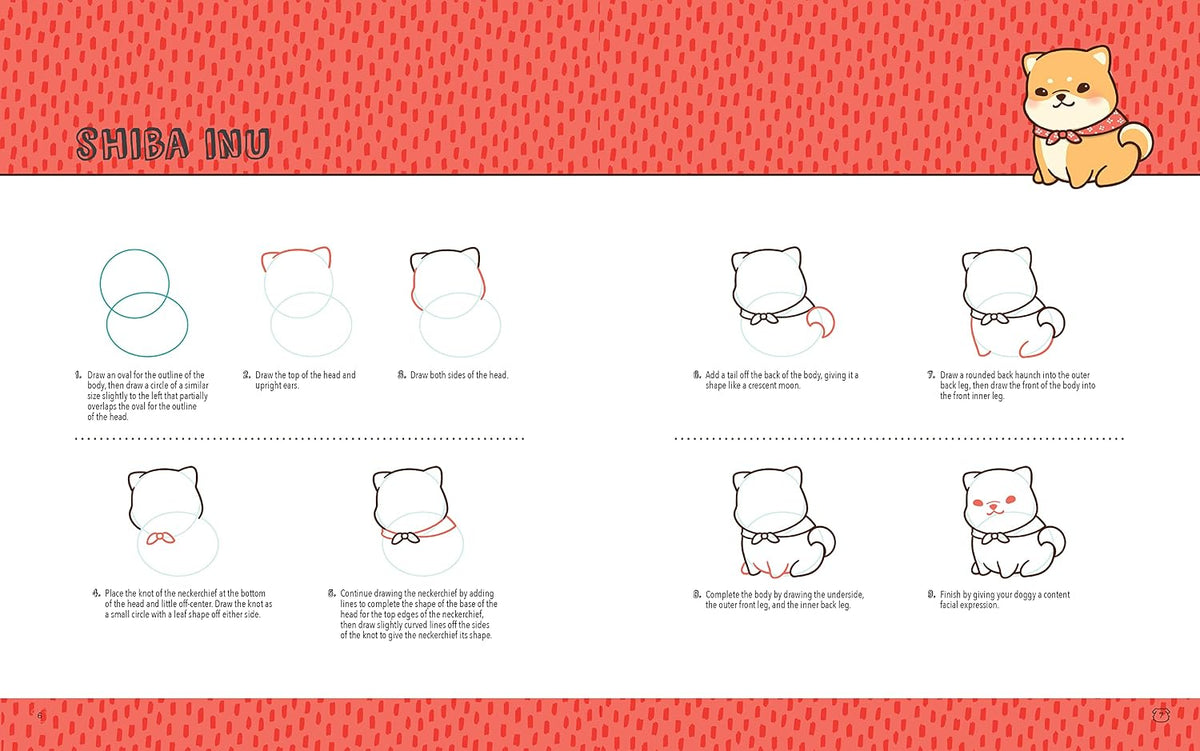 Kawaii Doggies: Learn to Draw Over 100 Adorable Pups in All Their Glory