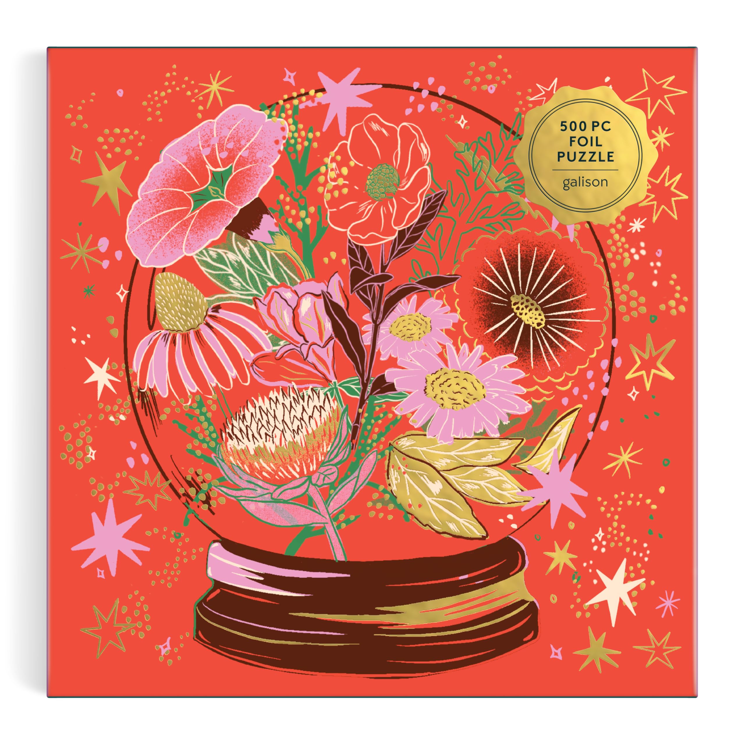 Crystal Flower Ball 500 Piece Foil Puzzle
