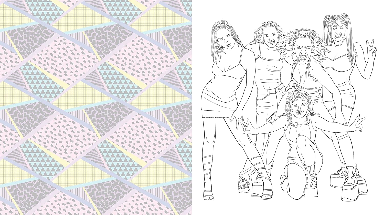 Best of the '90s Coloring Book