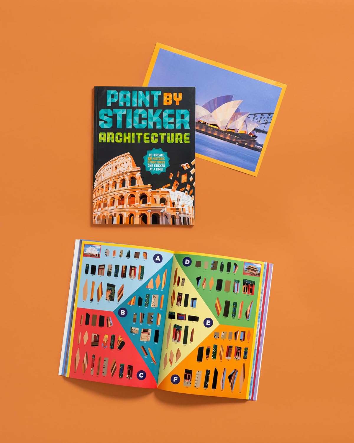 Paint by Sticker: Architecture: Re-create 12 Historic Structures One Sticker at a Time!