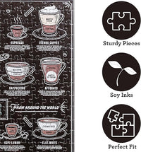 Coffee Lover's 500 Piece Jigsaw Puzzle