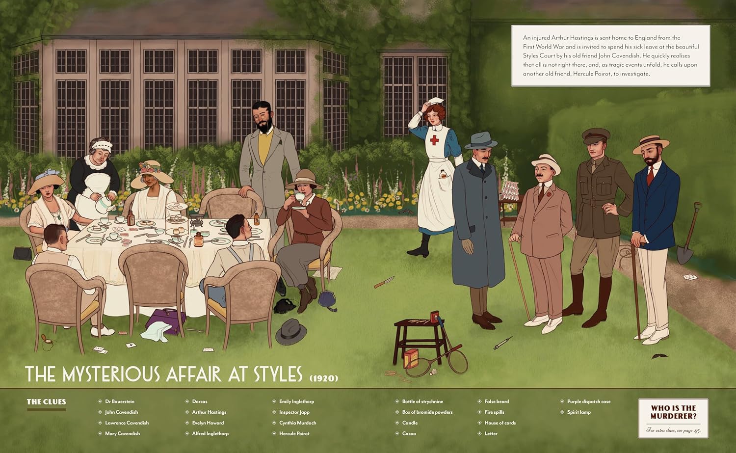 Agatha Christie Seek-and-Find: Find Clues and Criminals in 20 Classic Mysteries!