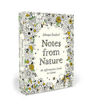 Johanna Basford's Notes from Nature: 30 Affirmation Cards to Colour