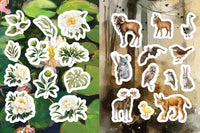 Flora, Fauna, Botanicals, and Bees Sticker, Color & Activity Book: Over 500 Unique Stickers!