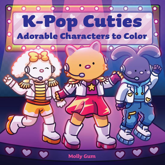 K-Pop Cuties: Adorable Characters to Color