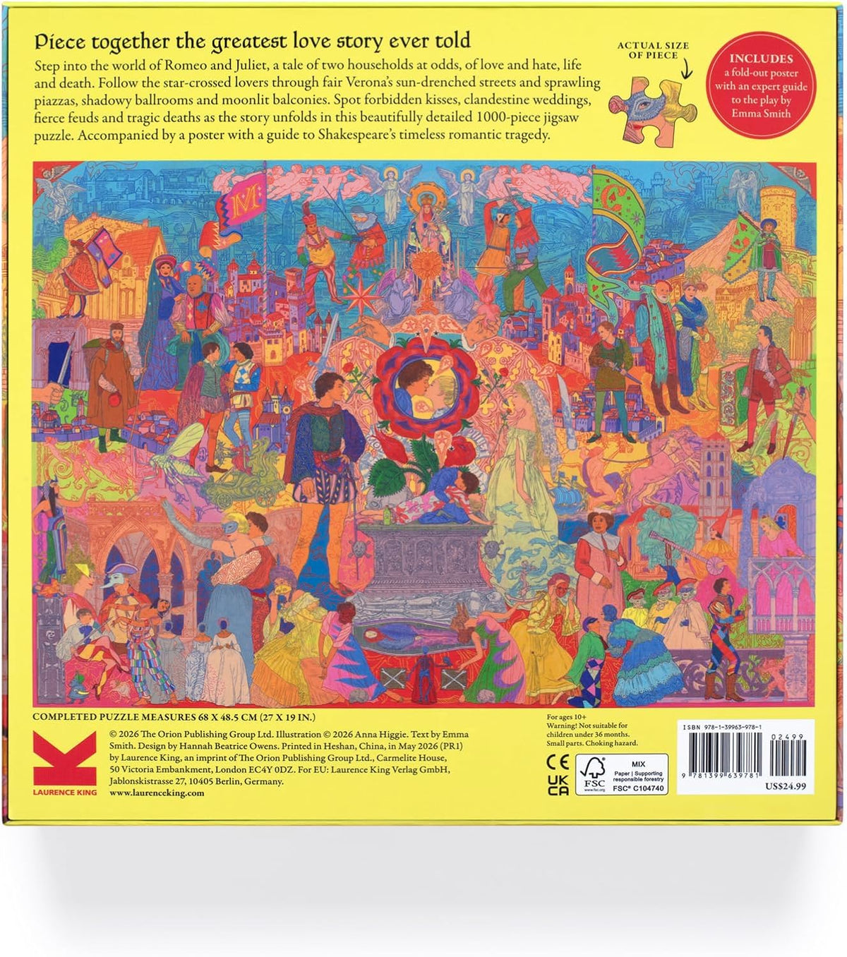 The World of Romeo and Juliet A 1000-piece Shakespearean jigsaw puzzle