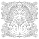My Bird Mandala Coloring Book: 30 Stunning, Oversized Coloring Pages