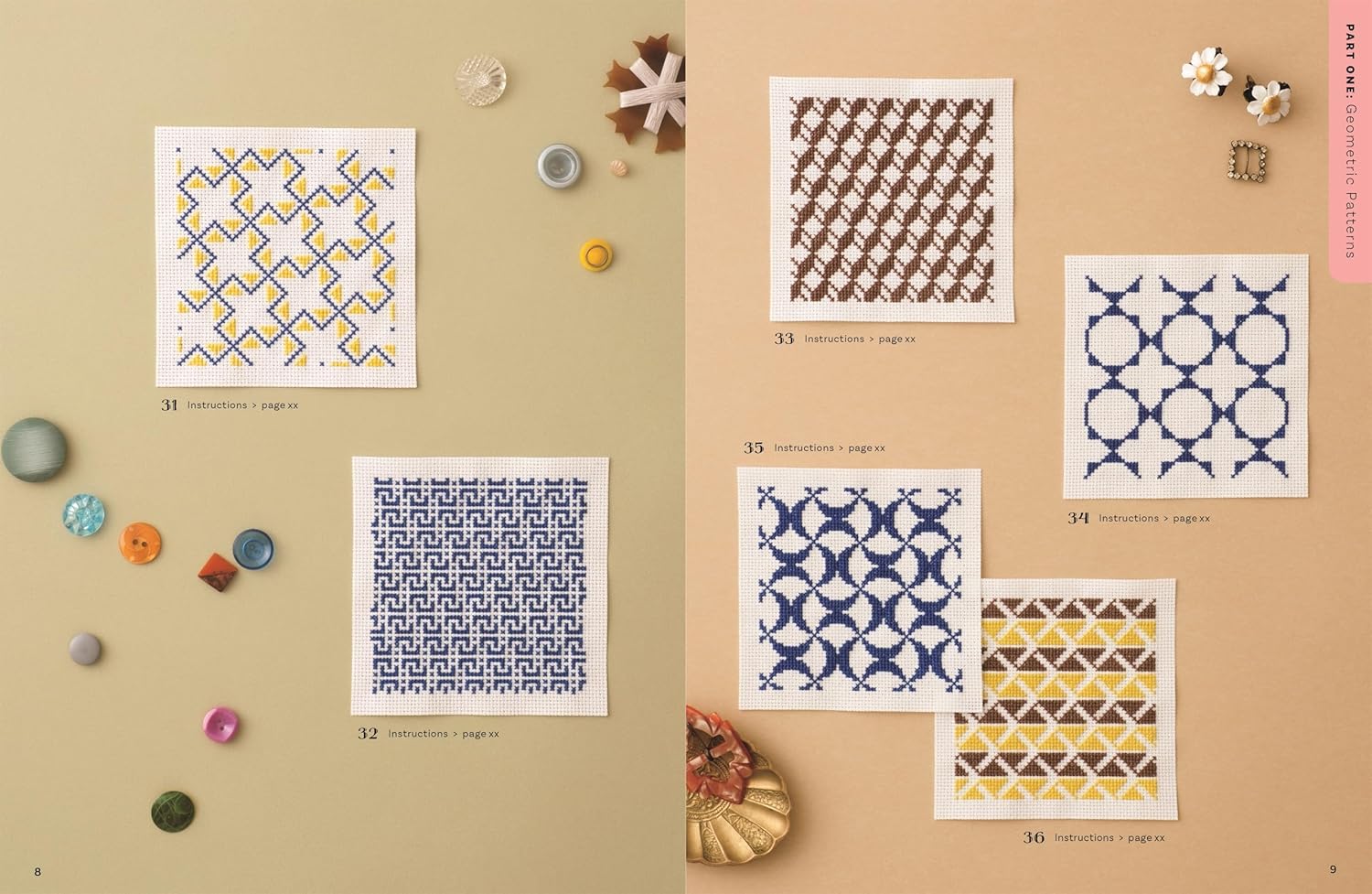 200 Japanese Cross Stitch Designs: Traditional, geometric, retro and floral patterns for mindful stitching