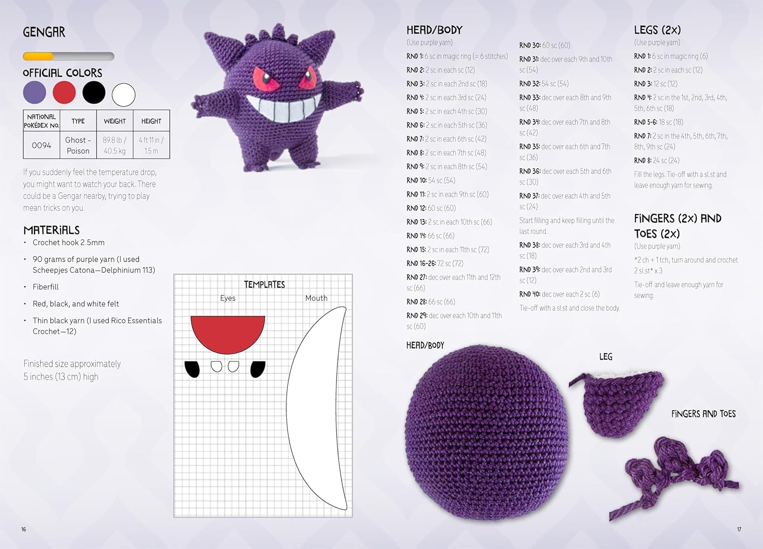 Pokémon Crochet Gengar Kit