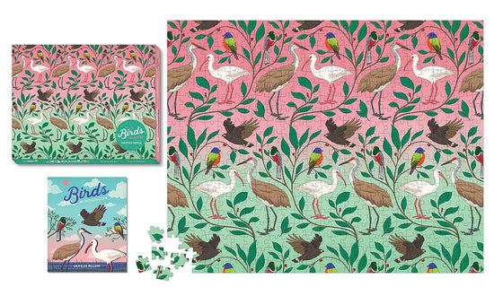 Birds 500-Piece Puzzle (This Is a Book for People Who Love)